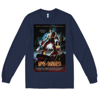 Navy Army Of Darkness Movie Poster Classic Long Sleeve Tee - longCreatives