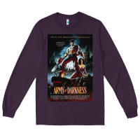 Plum Army Of Darkness Movie Poster Classic Long Sleeve Tee - longCreatives