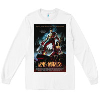 Army Of Darkness Movie Poster Classic Long Sleeve Tee | Teevron