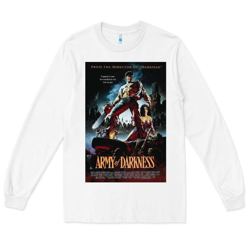 Army Of Darkness Movie Poster Classic Long Sleeve Tee by longCreatives | Teevron