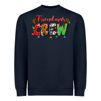 Navy friendsmas crew Heavyweight Sweatshirt - Artiststas