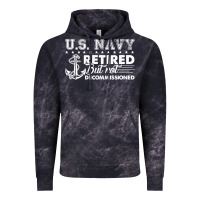 Cloud Black US Navy Retired Shirt Vintage Hoodie - longCreatives