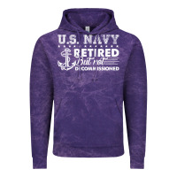 Cloud Purple US Navy Retired Shirt Vintage Hoodie - longCreatives