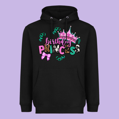Birthday Princess Heavyweight Hoodie Designed By Adodesignshop