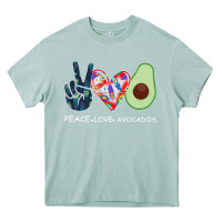 Arona PEACE LOVE AVOCADOS Heavy Core Tee - Bettercallsaul