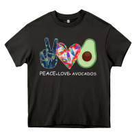 Asphalt PEACE LOVE AVOCADOS Heavy Core Tee - Bettercallsaul