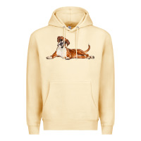 Pina Colada Boxer Dog Illustrations Premium Hoodie - LillyAllenDesigns