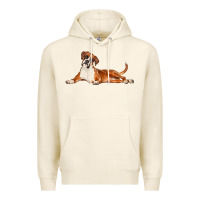 Tofu Boxer Dog Illustrations Premium Hoodie - LillyAllenDesigns