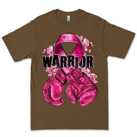Cacao Warrior Breast Cancer with boxing gloves Premium Tee - NancyCooperArtShop