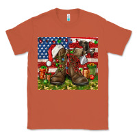 Copper Army Veteran Boots Christmas Tumbler 4th of july Classic Tee - HowdyJamesFarm