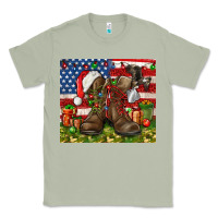 Matcha Army Veteran Boots Christmas Tumbler 4th of july Classic Tee - HowdyJamesFarm