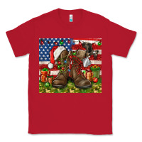 Red Army Veteran Boots Christmas Tumbler 4th of july Classic Tee - HowdyJamesFarm