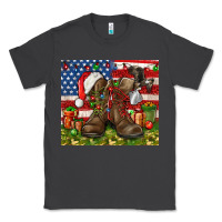 Smoke Army Veteran Boots Christmas Tumbler 4th of july Classic Tee - HowdyJamesFarm
