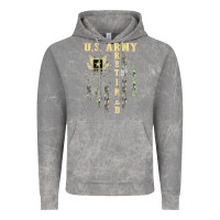 Cloud Rock US ARMY Retired  Distressed American Flag Patriotic Vintage Hoodie - longCreatives