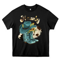 Black howdy Heavy Core Tee - JahusDesignShop