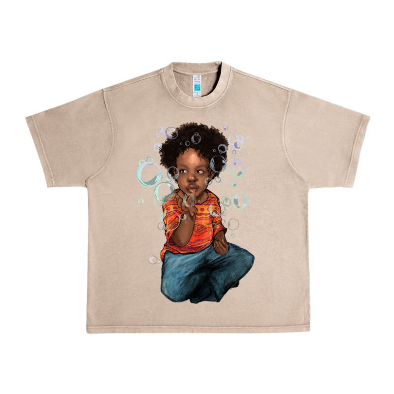 Afro Black Boy Urban Heavy Tee by HowdyJamesFarm | Teevron