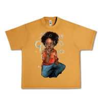 Peanut Butter Afro black boy Urban Heavy Tee - HowdyJamesFarm