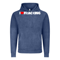 Vintage Denim I Love Fracking Vintage Hoodie - longCreatives