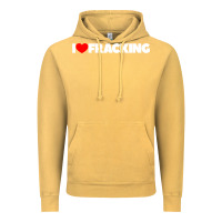 Vintage Mustard I Love Fracking Vintage Hoodie - longCreatives