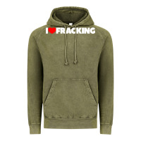Vintage Olive I Love Fracking Vintage Hoodie - longCreatives
