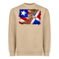 Mushroom puerto rico and dominican republic flag Heavyweight Sweatshirt - Artiststas