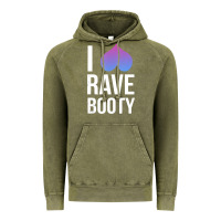 Vintage Olive I Love Rave Booty I Heart Rave Tops Vintage Hoodie - longCreatives