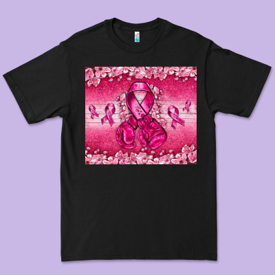 Breast Cancer With Boxing Gloves Premium Tee Designed By Nancycooperartshop