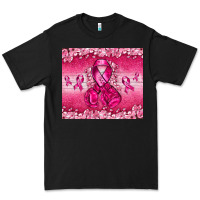Black Breast Cancer with boxing gloves Premium Tee - NancyCooperArtShop