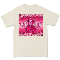 Bone Breast Cancer with boxing gloves Premium Tee - NancyCooperArtShop
