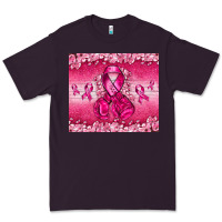 Plum Breast Cancer with boxing gloves Premium Tee - NancyCooperArtShop