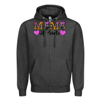 Charcoal Heather western mama of girls Zipper Hoodie - Artiststas