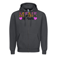Smoke western mama of girls Zipper Hoodie - Artiststas