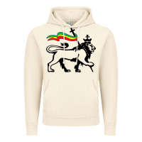 Vintage Artic Rasta Lion of Judah Rastafarian Reggae Lion and Christian Vintage Hoodie - longCreatives