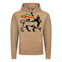 Vintage Coffee Rasta Lion of Judah Rastafarian Reggae Lion and Christian Vintage Hoodie - longCreatives