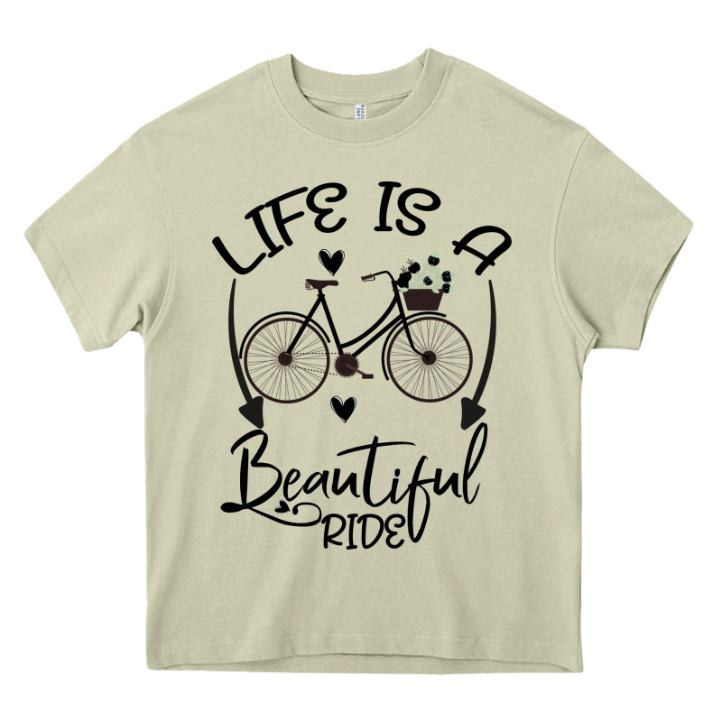 Life Is A Beautiful Ride Heavy Core Tee by Bettercallsaul | Teevron