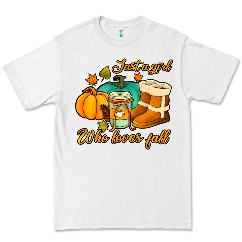 Just A Girl Who Loves Fall Premium Tee by Jasminsmagicworld | Teevron
