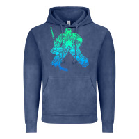 Vintage Denim Ice Hockey Goalie Hockey Player Youth Men Kids Boys Vintage Hoodie - longCreatives