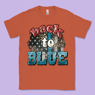 Back To Blue 4th Of July Classic Tee Designed By Howdyjamesfarm
