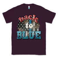 Plum Back to blue 4th of july Classic Tee - HowdyJamesFarm