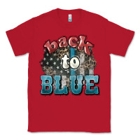 Red Back to blue 4th of july Classic Tee - HowdyJamesFarm