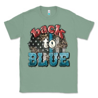 Sage Back to blue 4th of july Classic Tee - HowdyJamesFarm