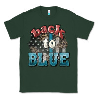 Sports Green Back to blue 4th of july Classic Tee - HowdyJamesFarm