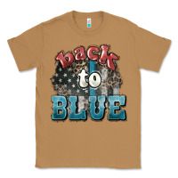 Toasted Coconut Back to blue 4th of july Classic Tee - HowdyJamesFarm