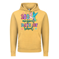 Vintage Mustard hundred magical days of school unicorn Vintage Hoodie - OliviaCreatesArt