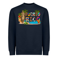 Navy puerto rico Heavyweight Sweatshirt - Artiststas