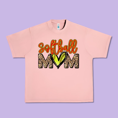 Softball Mom Mother's Day Urban Heavy Tee Designed By Howdyjamesfarm