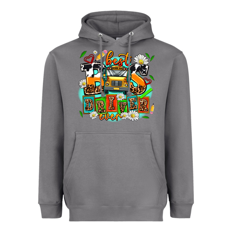 Best Bus Driver Ever Heavyweight Hoodie by AdoDesignShop | Teevron