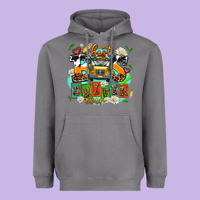 Best Bus Driver Ever Heavyweight Hoodie Designed By Adodesignshop