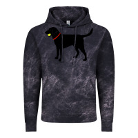 Cloud Black Labrador Retriever Fetch, Black Lab Play Ball Vintage Hoodie - longCreatives