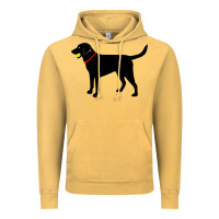 Vintage Mustard Labrador Retriever Fetch, Black Lab Play Ball Vintage Hoodie - longCreatives